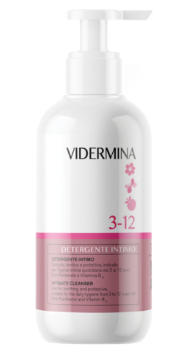 Vidermina Intima - Detergente Intimo Quotidiano per Bambini 3-12 Anni 250ml